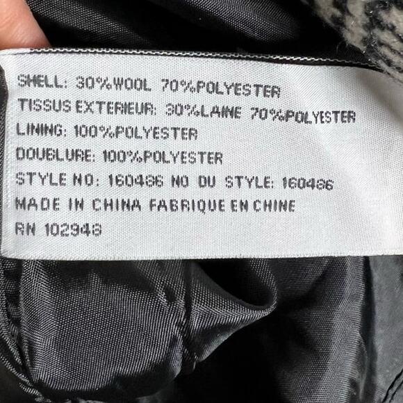 Tulle Mini Dress Womens S Black White Houndstooth Old Money Preppy Blair Waldorf - Picture 6 of 7